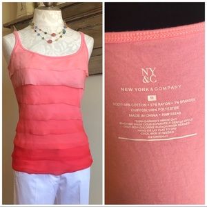 New York and Company pink shell